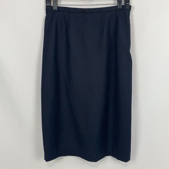 Prada navy pencil skirt - Picture 1 of 8
